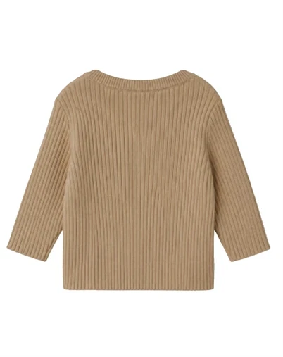 Name it - NBNObi Strik Cardigan - Sesame